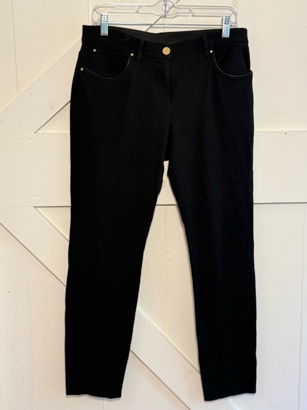 Chico’s So Slimming Black Straight Leg Pants Size 0.5 Regular 6